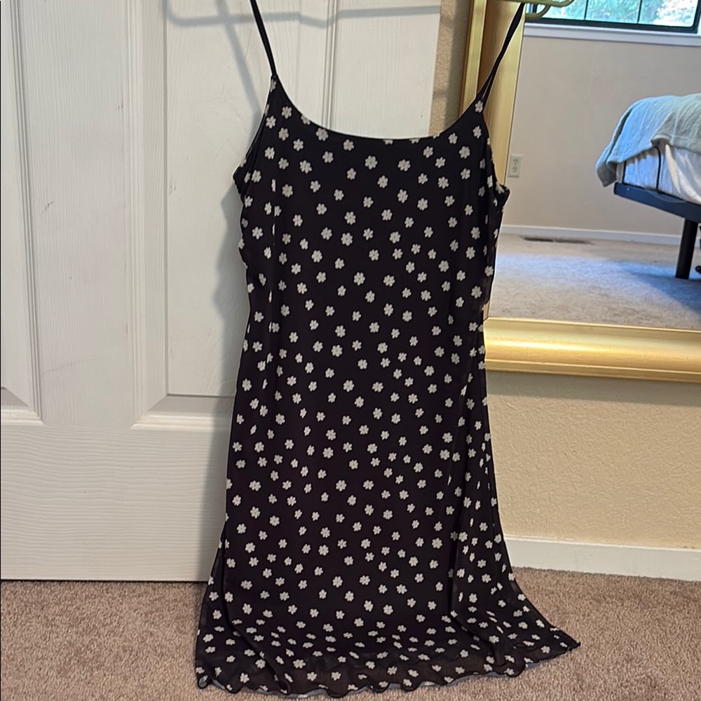 BP Black and White Flower 🌼 Mini Dress